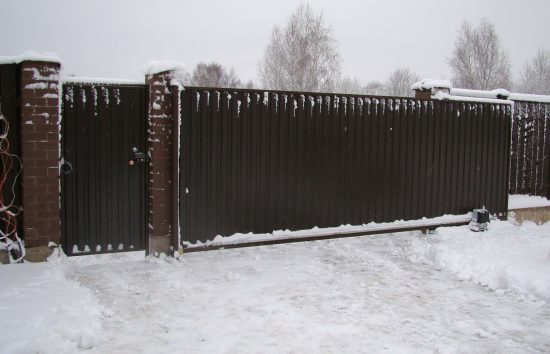 Откатные ворота в Туле