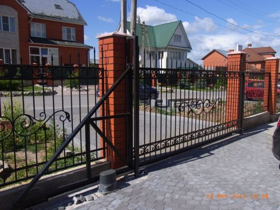 Откатные ворота в Туле